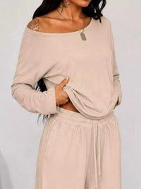 Full Size One-Shoulder Top and Drawstring Pants Set Plus Size 100100885816388 29 Affordable Fashion Under $100 Jerry's Apparel 