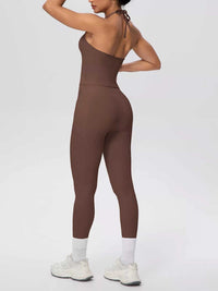 Halter Neck Cami and High-Waisted Leggings Active Set 101006856970414 89 Affordable Fashion Under $100 Jerry's Apparel 