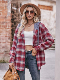 Oversized Plaid Button Up Shacket 100100074094768 50 Affordable Fashion Under $100 Jerry's Apparel 