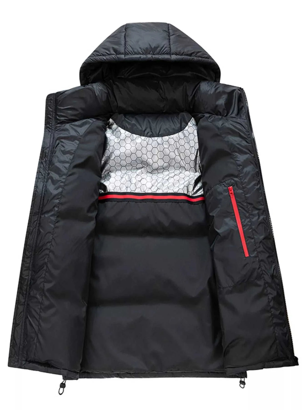 Men's Full Size Hooded Padded Puffer Jacket Plus Size 100400311171924 250 Fashion Forward Plus Size Clothing Jerry's Apparel 