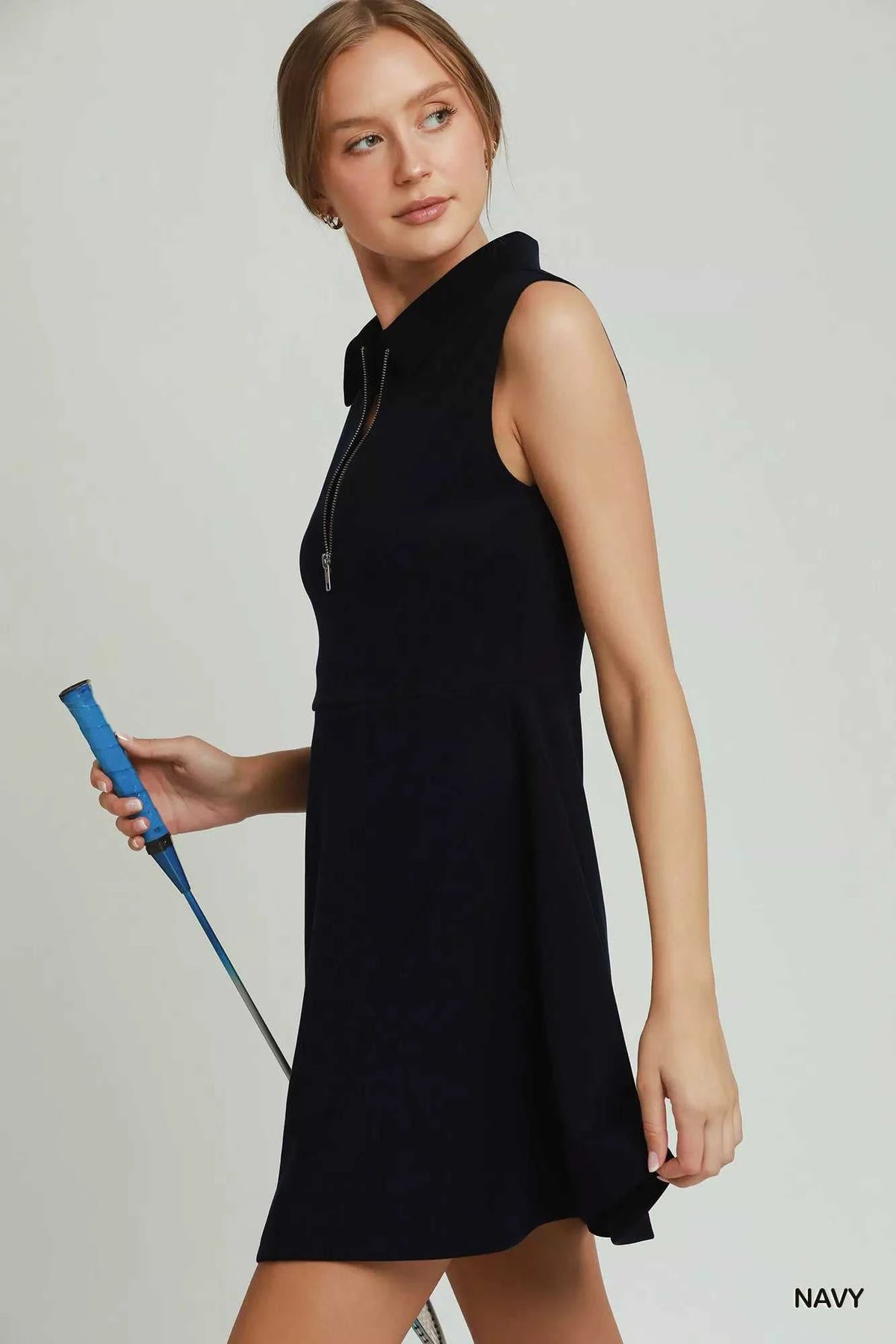 Umgee Collared Quarter Zip Tennis Dress 100100061181545 51 Affordable Fashion Under $100 Jerry's Apparel 