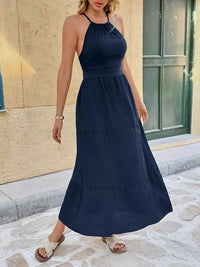 Tie Back Tiered Midi Dress 100100385871769 36 Women's Midi Dress Affordable Boutique Dresses Under $50 Jerry's Apparel 