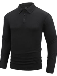 Men's Full Size Button Detail Long Sleeve Top Plus Size