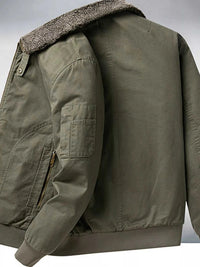Men's Plus Size Sherpa Lined Zip Up Jacket 100400891583575 134 Fashion Forward Plus Size Clothing Jerry's Apparel 