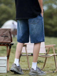 Men's Plus Size Loose Fit Denim Shorts with Drawstring 100400778122247 31 Affordable Fashion Under $100 Jerry's Apparel 