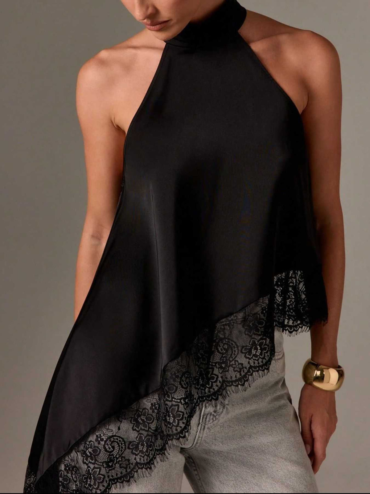 Halter Neck Lace Trim Cami 100100484379863 40 Affordable Fashion Under $100 Jerry's Apparel 