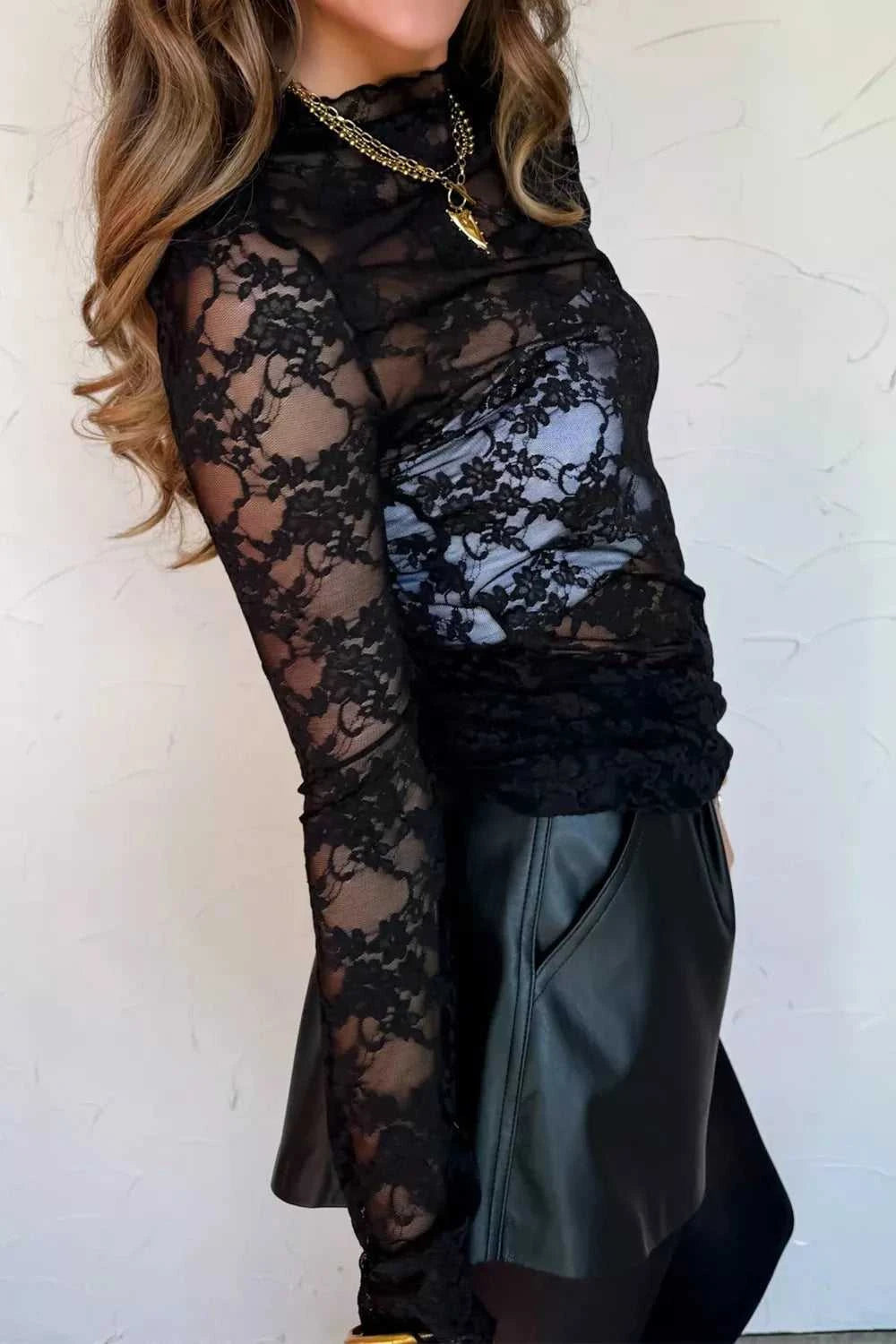 Floral Lace Long Sleeve Top 100100236651764 18 Affordable Fashion Under $100 Jerry's Apparel 