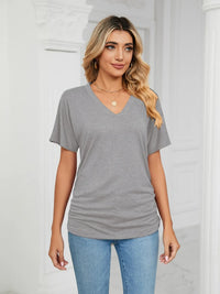 V-Neck Short Sleeve T-Shirt