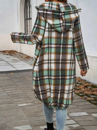 Devine Plaid Zip Up Hooded Coat 100100313261902 47 Affordable Fashion Under $100 Jerry's Apparel 