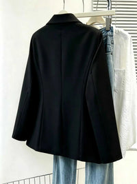 Full Size Single-Breasted Lapel Collar Blazer Plus Size 100100427041899 25 Affordable Fashion Under $100 Jerry's Apparel 