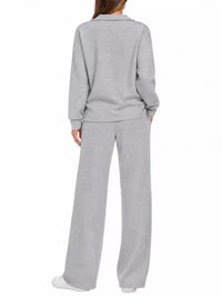 Dropped Shoulder Top and Pants Set 101001926020102 36 Women's Pants Set Gifts for Her Jerry's Apparel 