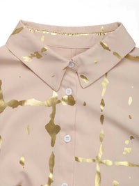 Perfee Printed Collared Neck Long Sleeve Shirt 100100022041032 35 Affordable Fashion Under $100 Jerry's Apparel 