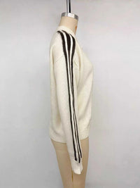 Chinese Knot Button Cardigan with Contrast Side Stripes 101002959338177 61 Affordable Fashion Under $100 Jerry's Apparel 