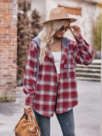 Oversized Plaid Button Up Shacket 100100074094768 50 Affordable Fashion Under $100 Jerry's Apparel 
