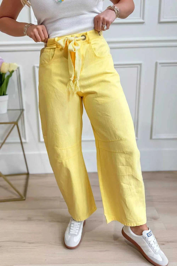 Wide-Leg Drawstring Jeans 100100277981502 81 Affordable Fashion Under $100 Jerry's Apparel 