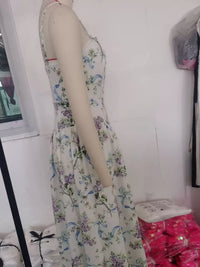 Floral Spaghetti Straps Midi Dress 101001005550846 56 Affordable Fashion Under $100 Jerry's Apparel 