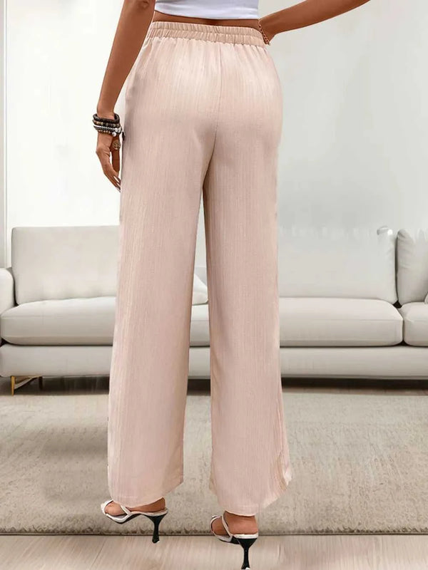 Perfee Tied Wide Leg Pants with Pockets 100100162111688 25 Affordable Fashion Under $100 Jerry's Apparel 