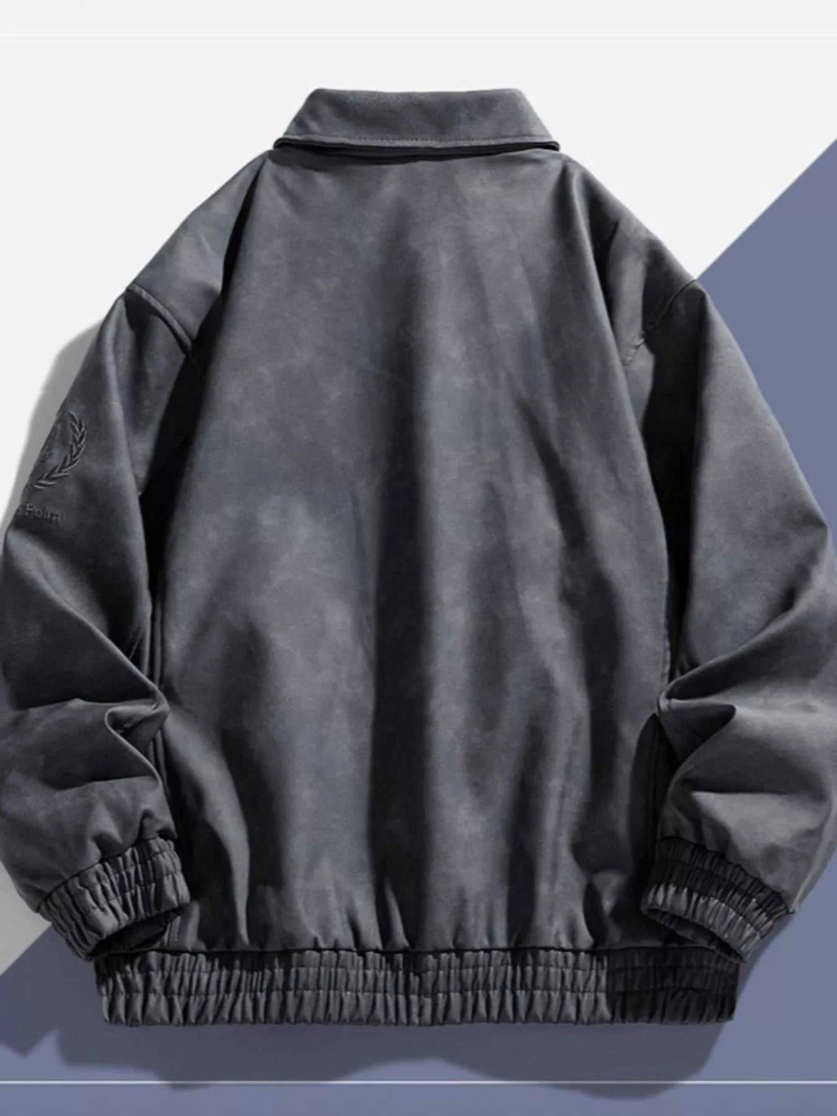 Men's Plus Size Embroidered Elastic Waist Casual Jacket 100400806062626 82 Affordable Fashion Under $100 Jerry's Apparel 
