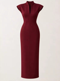 Slit Sleeveless Bodycon Midi Dress 101001165760167 45 Gifts for Her Jerry's Apparel 