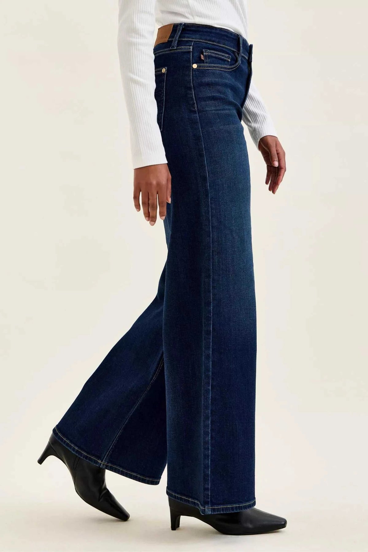 Judy Blue High-Waisted Wide-Leg Dark Wash Jeans 100100334461649 71 Affordable Fashion Under $100 Jerry's Apparel 