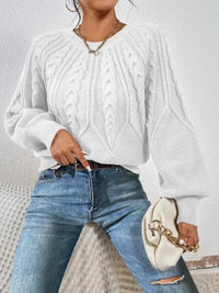Cable Knit Long Sleeve Sweater 100100200217752 36 Affordable Fashion Under $100 Jerry's Apparel 