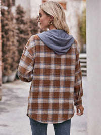 Oversized Plaid Button Up Shacket 100100074094768 50 Affordable Fashion Under $100 Jerry's Apparel 