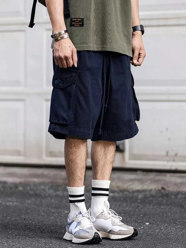 Men's Plus Size Vintage Cargo Drawstring Shorts 100400085453704 30 Affordable Fashion Under $100 Jerry's Apparel 