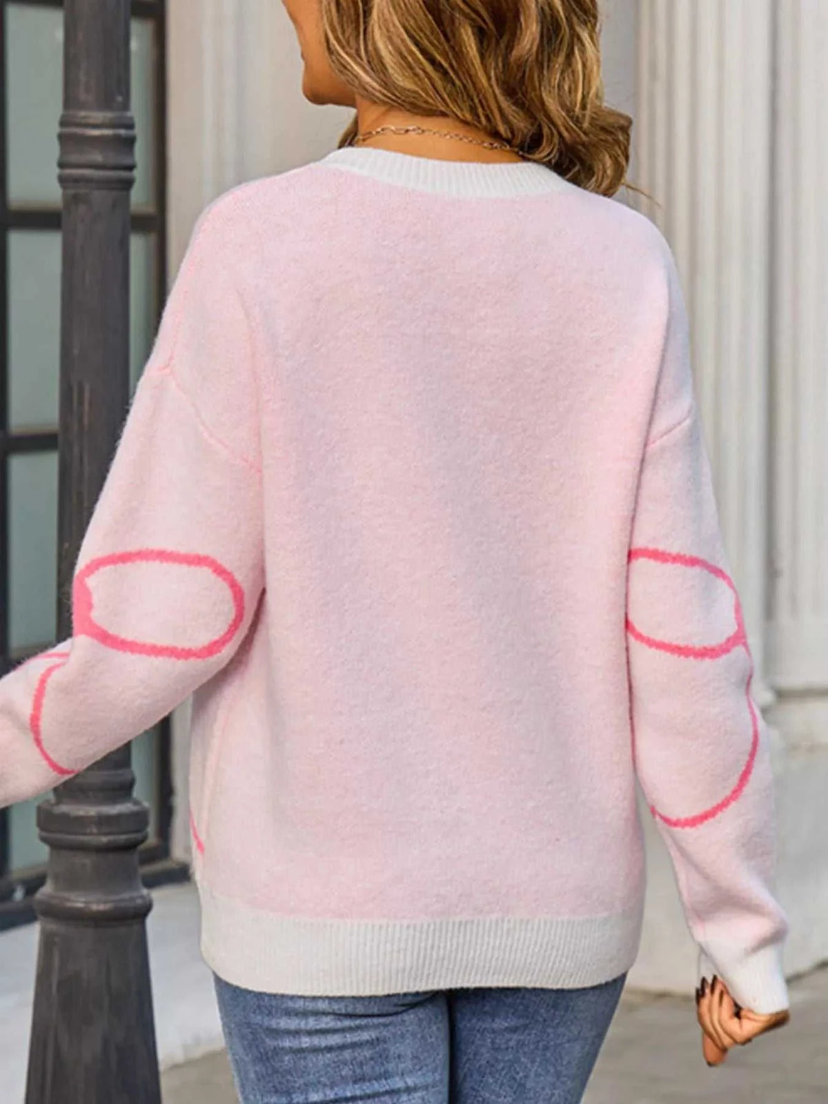 Floral Crew Neck Long Sleeve Sweater 100100448396128 47 Affordable Fashion Under $100 Jerry's Apparel 