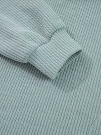 Ribbed Drop Shoulder Knit Hoodie 100100853787570 55 Affordable Fashion Under $100 Jerry's Apparel 