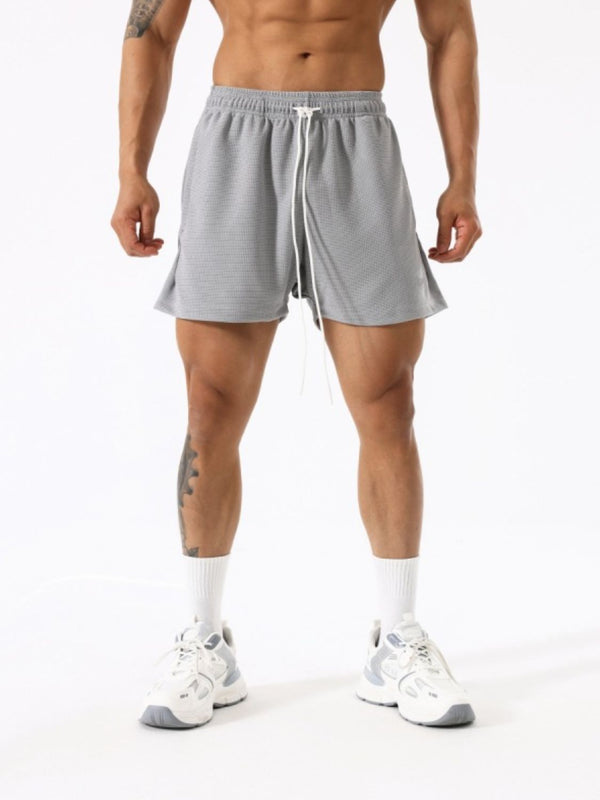 Men's Plus Size Drawstring Active Shorts