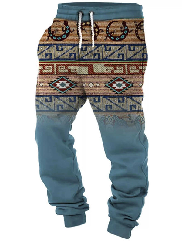 Men's Full Size Geometric Drawstring Joggers Plus Size 100400602203339 36 Affordable Fashion Under $100 Jerry's Apparel 