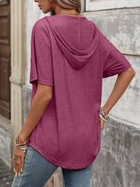 Casual Short Sleeve Hooded T-Shirt 100100788252140 27 Affordable Fashion Under $100 Jerry's Apparel 