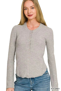 Zenana Double Knit Snap Button Shirts 100100563261230 28 Affordable Fashion Under $100 Jerry's Apparel 