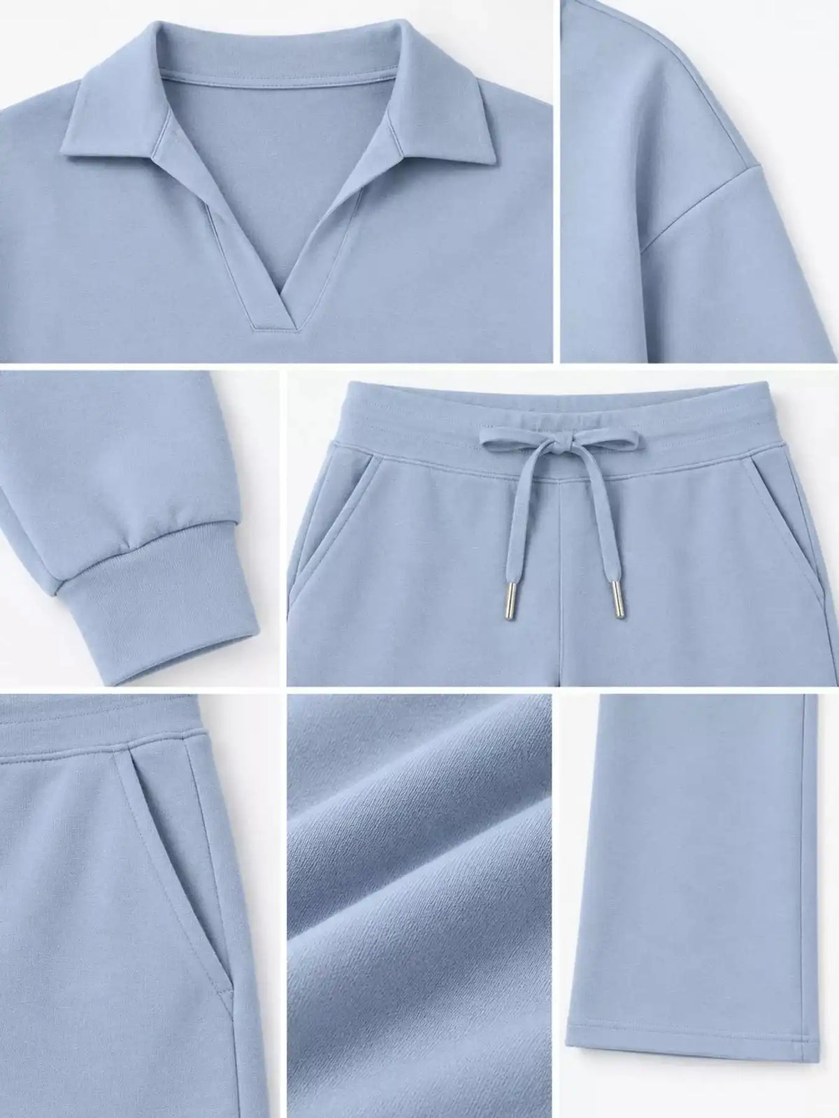 Dropped Shoulder Top and Pants Set 101001926020102 36 Gifts for Her Jerry's Apparel 