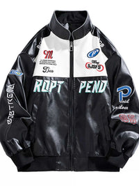 Men's Plus Size Racing-Inspired Zip Up Jacket 100400927189065 94 Affordable Fashion Under $100 Jerry's Apparel 