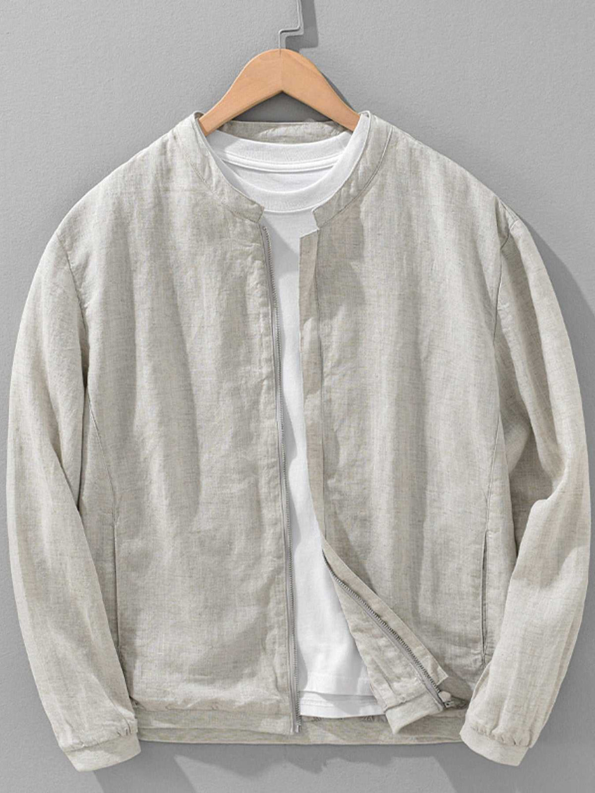Men's Plus Size Zip Up Long Sleeve Jacket 100400057546432 162 Fashion Forward Plus Size Clothing Jerry's Apparel 