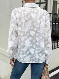 Sheer Floral Button Up Shirt 100100644454116 50 Affordable Fashion Under $100 Jerry's Apparel 