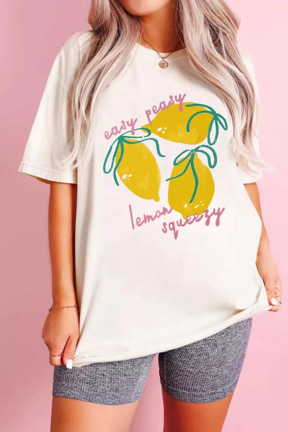 Easy Peasy Lemon Squeezy Graphic Tee 100100852556586 30 Affordable Fashion Under $100 Jerry's Apparel 