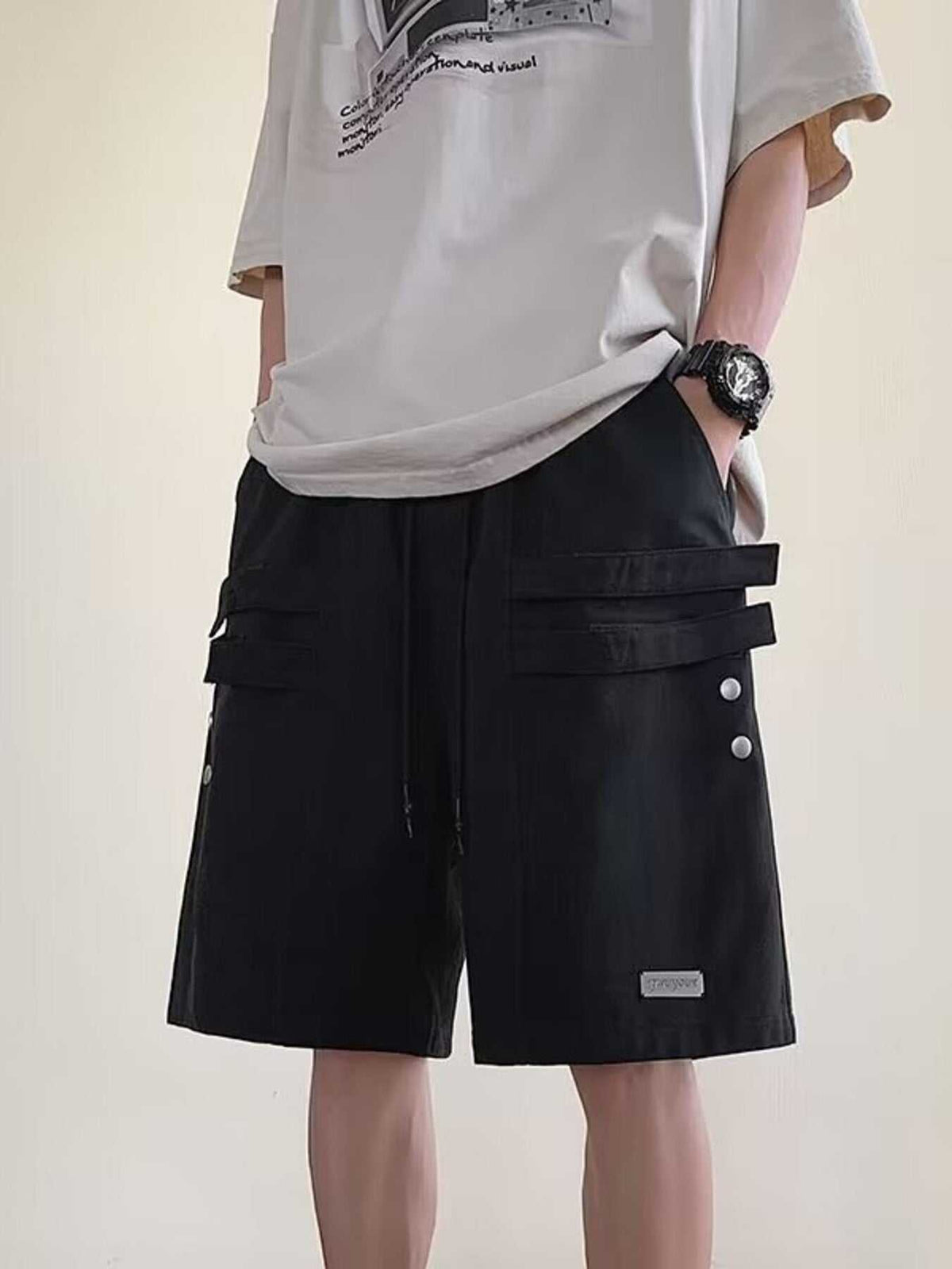 Men's Plus Size Casual Cargo Shorts with Pockets 100400281636693 31 Affordable Fashion Under $100 Jerry's Apparel 