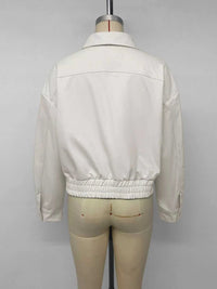 Cropped Faux Leather Jacket 100100024762005 53 Seasonal Fashion Collections Jerry's Apparel 