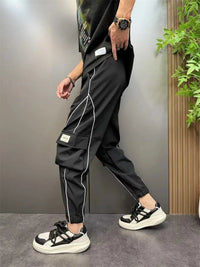 Men's Plus Size Stripe Cargo Joggers 100400722015234 46 Affordable Fashion Under $100 Jerry's Apparel 