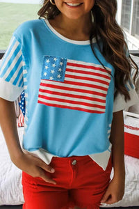 American Flag Relaxed Fit T-Shirt 100100605821765 39 Affordable Fashion Under $100 Jerry's Apparel 