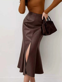 Slit Mermaid Midi Skirt 100100884632830 49 Affordable Fashion Under $100 Jerry's Apparel 