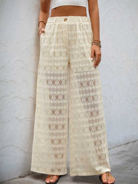 Decorative Button Wide Leg Pants 100100627351573 30 Affordable Fashion Under $100 Jerry's Apparel 