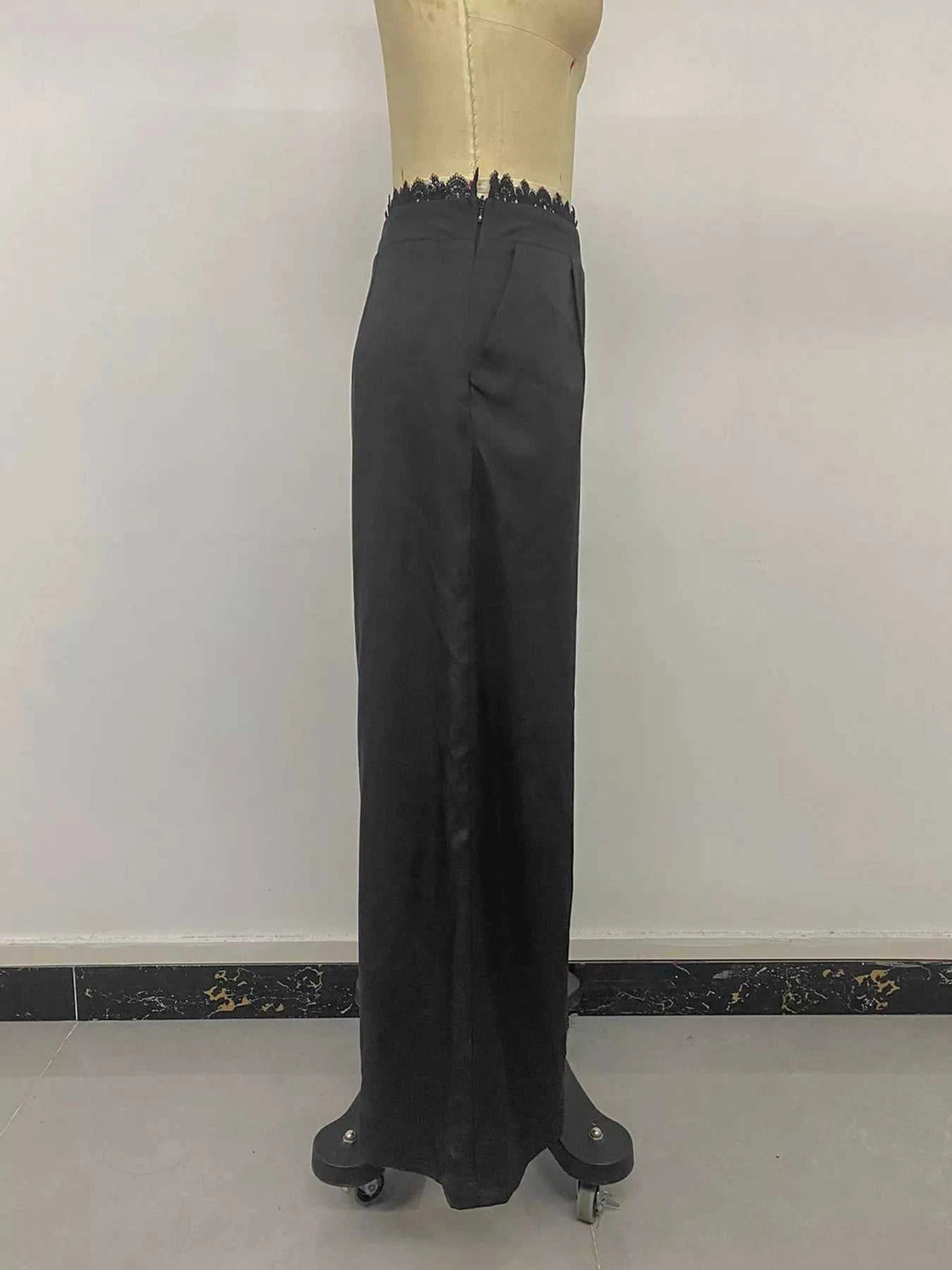 High-Waisted Wide-Leg Lace-Trimmed Pants 101001748703558 35 Affordable Fashion Under $100 Jerry's Apparel 