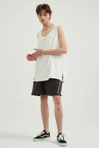 Men's Round Neck Wide Strap Tank