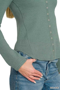Zenana Double Knit Snap Button Shirts 100100148861032 28 Affordable Fashion Under $100 Jerry's Apparel 