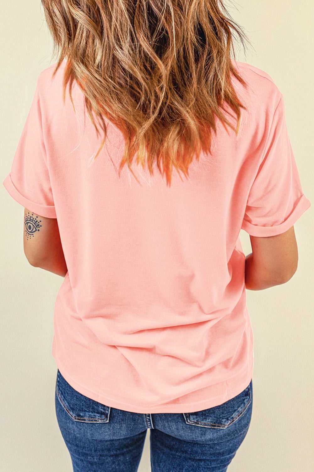 Patriotic Heart Round Neck Tee 100100219556850 31 Affordable Fashion Under $100 Jerry's Apparel 