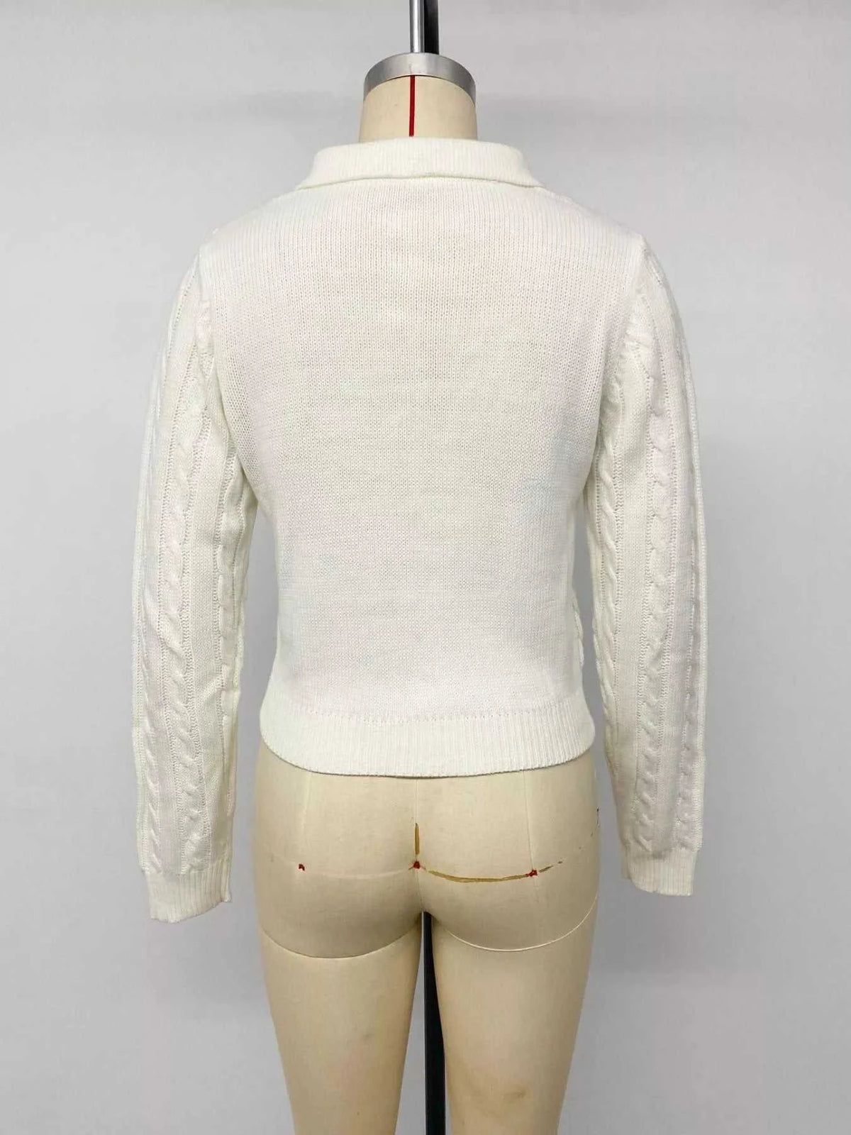Cable Knit Long Sleeve Sweater 100100519304494 44 Affordable Fashion Under $100 Jerry's Apparel 