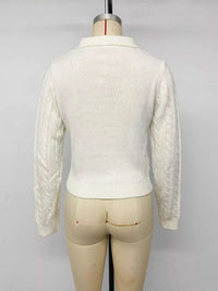 Cable Knit Long Sleeve Sweater 100100519304494 44 Affordable Fashion Under $100 Jerry's Apparel 